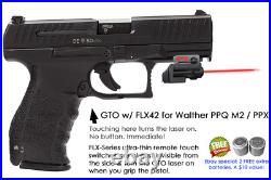 ArmaLaser GTO for Walther PPQ M2 PPX RED Laser Sight with FLX42 Grip Touch On/Off