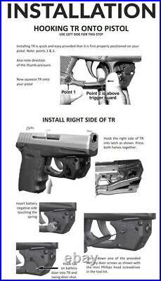 ArmaLaser TR24G Touch-Activated GREEN Laser for S&W M&P Bodyguard 380 with Holster