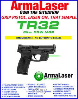 ArmaLaser TR32-G for S&W Smith & Wesson M&P GREEN Laser Sight (NOT. 22 or EZ)