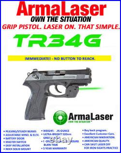ArmaLaser TR34-G Green Sight for Beretta Px4 Storm All Versions withSM Holster