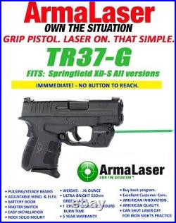 ArmaLaser TR37G Green Sight for Springfield XD-S All versions with Laser Holster