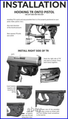 ArmaLaser TR39G Ruger LCP Max GREEN Laser Sight with Grip Touch Activation