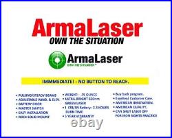 ArmaLaser TR41- Green Laser Sight for Taurus GX4 Touch-Activated, Easy Install