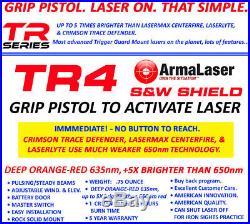 ArmaLaser TR4 Touch RED Laser Sight for S&W Shield Pistols withLaser Holster