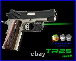 Arma Laser TR25G Green Sight for Compact Springfield & Kimber 1911 with Holster