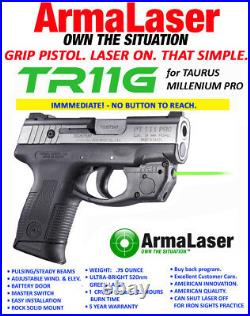 Armalaser Tr11g Taurus Millenium Pro Pt111 Pt140 745 Green Laser Grip Activation