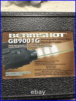 BEAMSHOT GB9001G FLASHLIGHT GREEN Laser COMBO shotgun Rifle Pistol rechargeable