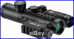 Barska 4x30 IR Electro Sight with LED Flashlight Combo Pack, GLX Green DA12188