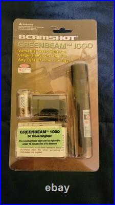 Beamshot Greenbeam GB1000 True Daylight Green Laser Sight Brand New Never Opened