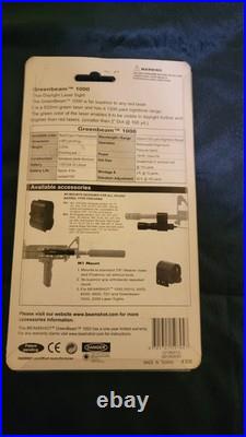 Beamshot Greenbeam GB1000 True Daylight Green Laser Sight Brand New Never Opened