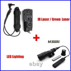 CQBL-1 IR Green Laser Sight + M300B/M600B/M600C Flashlight + Tactical Switch US