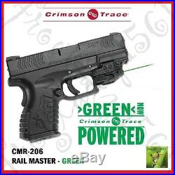 CRIMSON TRACE CMR-206 Rail Master Universal Green Laser Sight Auth Dealer