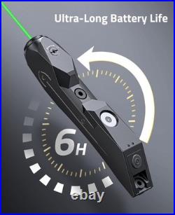 CVLIFE Green/Red Laser Sight Compatible with M-Lok and Picatinny Rail, Black