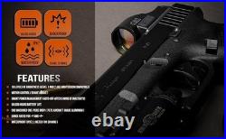 C&H Comp Red Multi-Reticle Dot Sight 1x27mm 3 MOA For RMR cut Full-Size Pistol