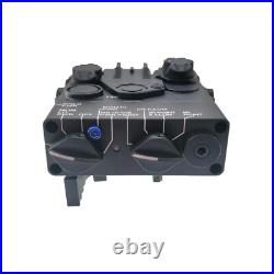Compact CNC Machined Twin Beam Laser + IR Laser + 500 Lumen LED Weapon Light