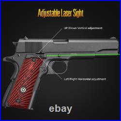 Compact/Full Size 1911 Laser Grip with Ambi Safety Cut, G10 1911 Laser Sight No