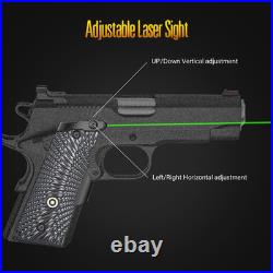 Compact/Full Size 1911 Laser Grip with Ambi Safety Cut, G10 1911 Laser Sight No