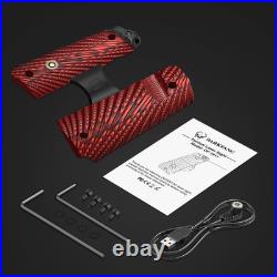 Compact/Full Size 1911 Laser Grip with Ambi Safety Cut, G10 1911 Laser Sight No