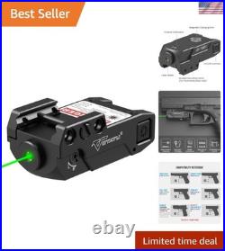 Compact H3L-G Green Laser Sight with Strobe USB Rechargeable & Ambidextrous