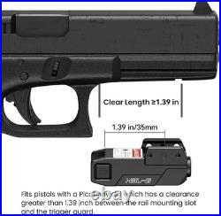Compact H3L-G Green Laser Sight with Strobe USB Rechargeable & Ambidextrous