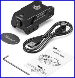 Compact H3L-G Green Laser Sight with Strobe USB Rechargeable & Ambidextrous