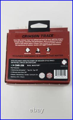 Crimson Trace CMR-206 Rail Master Laser Sight Green. NOS. FREE SHIPPING