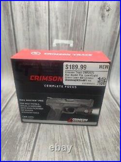 Crimson Trace CMR-207 Rail Master Pro with 400 Lumen Flashlight, Green Laser