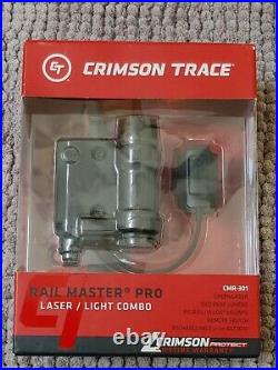 Crimson Trace CMR-301 Railmaster Pro Green Laser / 1000 Lumen Light Combo
