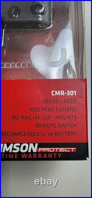 Crimson Trace CMR-301 Railmaster Pro Green Laser Light Combo Black Open Box New
