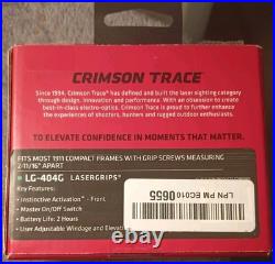 Crimson Trace Front-Activation Green Laser Grips for Compact 1911 #LG-404G