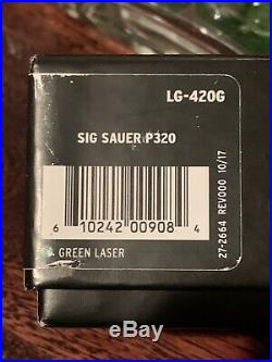 Crimson Trace GREEN LaserGuard Laser Sight For Sig Sauer P320/M17 Pistol LG-420G