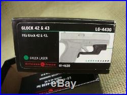 Crimson Trace Glock 43 42 green laser sight, LG-443G