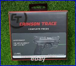 Crimson Trace Green Laserguard for Smith & Wesson M&P Shield. 45 ACP LG-485G