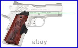 Crimson Trace LG902G Lasergrip Rosewood Grip for 1911 with Green Laser