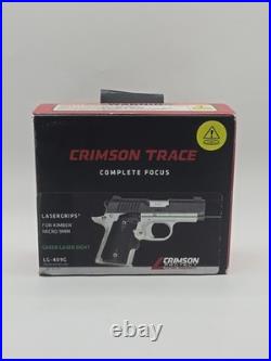 Crimson Trace LG-409G Laser Grips Green Laser Micro 9 Pistol New Open Box Crimson Trace LG-409G Laser Grips Green Laser Micro 9 Pistol New Open Box