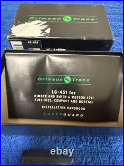 Crimson Trace LG-451 Green Laserguard for Kimber and Smith & Wesson 1911