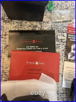 Crimson Trace LG-469G-HBT Green Laser, IWB Blade-Tech L Holster Springfield XD-S