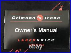 Crimson Trace LG-480 Laser Grips Walther PP & PPK/S Discontinued Model NOS