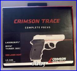Crimson Trace LG-646 LaserGrips Laser Sight Red Laser for Bersa Thunder 380CC