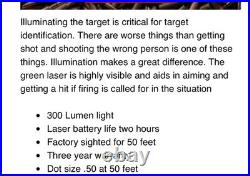 Crimson Trace LINQ Green Laser Sight Wireless Grip 300 Lumen LED Demo Crimson Trace LINQ Green Laser Sight Wireless Grip 300 Lumen LED Demo