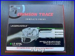 Crimson Trace LS-870G LaserSaddle Green Laser For Remington 870 & TAC-14 New