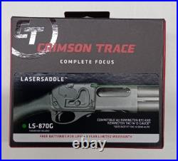 Crimson Trace LS-870G Lasersaddle Green Laser Sight for 12-ga. Remington Crimson Trace LS-870G Lasersaddle Green Laser Sight for 12-ga. Remington