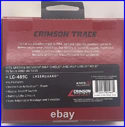 Crimson Trace LaserGuard LG-489G GREEN Laser Sight for S&W M&P Shield NEW SEALED