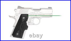 Crimson Trace Lg-404g Lasergrips Green Laser Sight For 1911 Compact