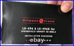 Crimson Trace Lg-496g Laserguard Green Laser Sight For Springfield XD Mod 2
