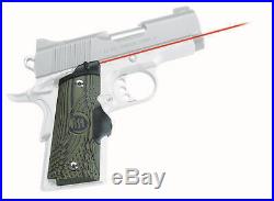 Crimson Trace Master Laser-Grip Laser Sight for 1911 Compact with Green LG-911