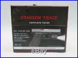 Crimson Trace Master Light White LED Laser Sight Universal Rail Mount CMR-205
