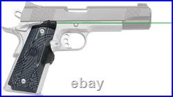 Crimson Trace Master Series Grey Lasergrip with Green Laser for 1911