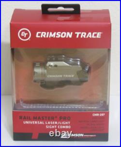 Crimson Trace Rail Master Pro CMR-207 FDE Tactical Light & Red Laser Universal