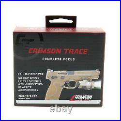 Crimson Trace Rail Master Pro Green Laser & LED Light CMR-207G FDE NEW